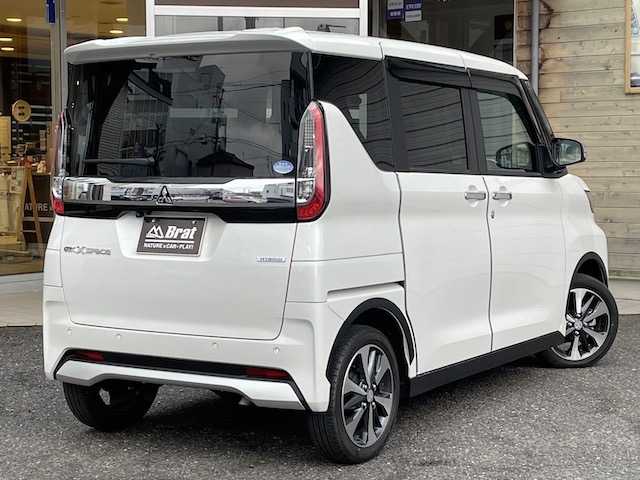 三菱 ｅＫクロススペース T 福島県 2020(令2)年 1.5万km シルキーホワイト 純正SDナビ/フルセグテレビ/バックカメラ/ドアバイザー/プッシュスタート/片側パワースライドドア/ETC/フロントシートヒーター/前方ドライブレコーダー/USBソケット