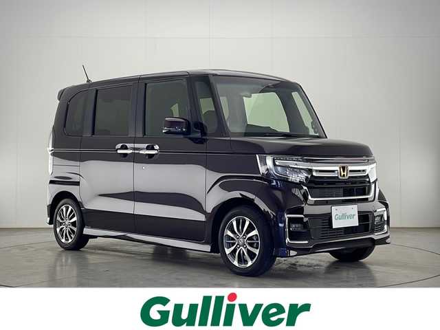 ホンダ Ｎ ＢＯＸ カスタム L 宮崎県 2021(令3)年 2.1万km プレミアムベルベットパープル・パール 禁煙車/ホンダセンシング/純正ナビ/（Gathers/VXM-215Ci/CD/Bluetooth）/純正バックカメラ/純正LEDオートライト/純正LEDフォグ/純正14インチアルミ/純正エアロ/純正ルーフエンドスポイラー/純正フロアマット/左側電動スライドドア/アダプティブクルーズコントロール/レーンディパーチャーアラート/クリアランスソナー/ウインカードアミラー/リアプライバシーガラス/前席シートヒーター/オートエアコン（プラズマクラスター）/ETC/スマートキー/プッシュエンジンスタート/スペアキー/新車時保証書/取扱い説明書