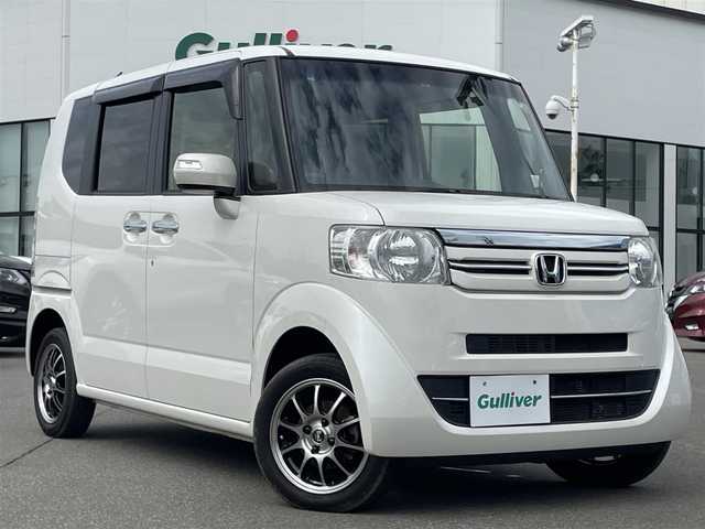 ホンダ Ｎ ＢＯＸ G Lパッケージ 青森県 2016(平28)年 5.9万km プレミアムホワイトパールⅡ ・4WD/・純正ナビ/・バックカメラ/・ワンセグ/・Bluetooth/・スマートキー/・プッシュスタート/・片側パワースライドドア/・ETC/・社外14AW/・横滑り防止
