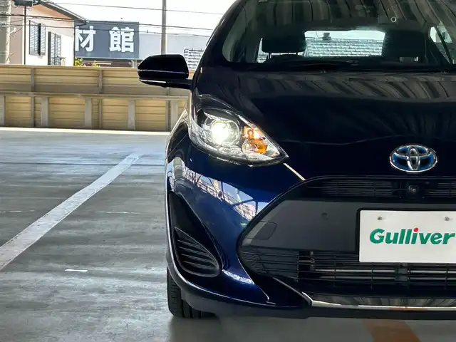 トヨタ アクア S 静岡県 2020(令2)年 1.2万km ダークブルーマイカ トヨタセーフティセンス/純正ＳＤナビ/ワンセグＴＶ/ＣＤ再生/全周囲カメラ/ビルトインＥＴＣ/前後ドラレコ/BTオーディオ/プッシュスタート/スマートキー/ＰＫＳＢ/クリアランスソナー/純正フロアマット/ＬＥＤヘッドライト