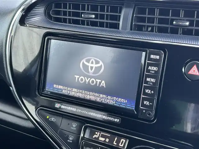 トヨタ アクア S 静岡県 2020(令2)年 1.2万km ダークブルーマイカ トヨタセーフティセンス/純正ＳＤナビ/ワンセグＴＶ/ＣＤ再生/全周囲カメラ/ビルトインＥＴＣ/前後ドラレコ/BTオーディオ/プッシュスタート/スマートキー/ＰＫＳＢ/クリアランスソナー/純正フロアマット/ＬＥＤヘッドライト