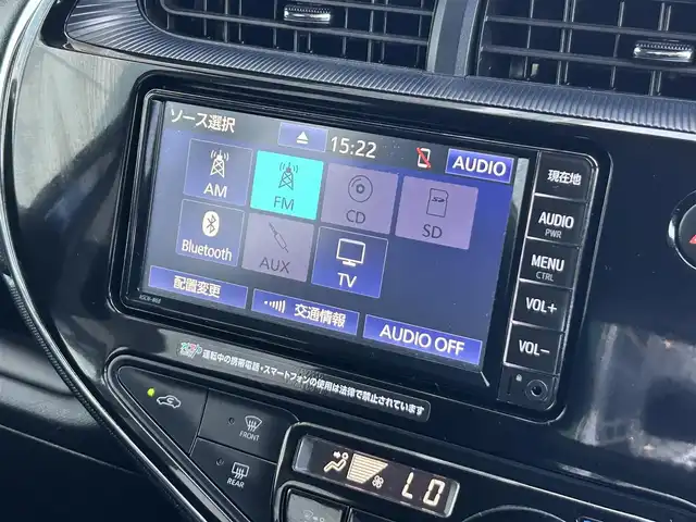 トヨタ アクア S 静岡県 2020(令2)年 1.2万km ダークブルーマイカ トヨタセーフティセンス/純正ＳＤナビ/ワンセグＴＶ/ＣＤ再生/全周囲カメラ/ビルトインＥＴＣ/前後ドラレコ/BTオーディオ/プッシュスタート/スマートキー/ＰＫＳＢ/クリアランスソナー/純正フロアマット/ＬＥＤヘッドライト