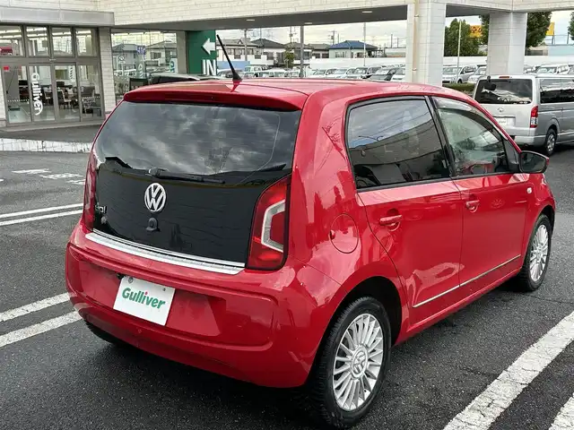 フォルクスワーゲン アップ！ ハイアップ！ 埼玉県 2014(平26)年 3.8万km トルネードレッド コーナーセンサー/バックカメラ/社外ナビ/ABS/AC/クルーズコントロール/ワンセグテレビ/純正アルミホイール/横滑り防止装置/PW/PS/ETC/プッシュスタート/ドアバイザー/サンルーフ