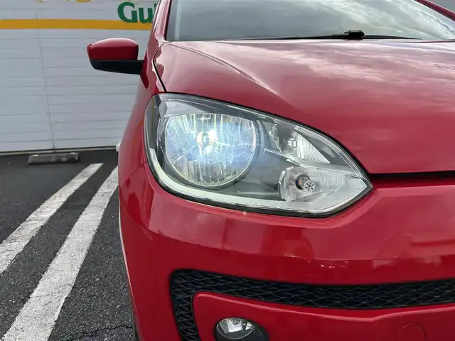 フォルクスワーゲン アップ！ ハイアップ！ 埼玉県 2014(平26)年 3.8万km トルネードレッド コーナーセンサー/バックカメラ/社外ナビ/ABS/AC/クルーズコントロール/ワンセグテレビ/純正アルミホイール/横滑り防止装置/PW/PS/ETC/プッシュスタート/ドアバイザー/サンルーフ