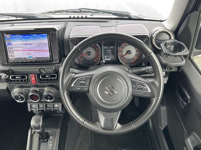 スズキ ジムニー シエラ JC 三重県 2020(令2)年 5万km ブルーイッシュブラックパール3 純正8型ナビ　/バックカメラ　/ビルトインＥＴＣ　/前席シートヒーター　/USB給電 /ヒーテッドドアミラー　/純正レザー調シートカバー /クルーズコントロール /レーンキープアシスト/衝突軽減ブレーキ/スペアキー /革巻きステアリング/ステアリングスイッチ/純正フロアマット/LEDヘッドライト/オートライト /電動格納ミラー/禁煙車