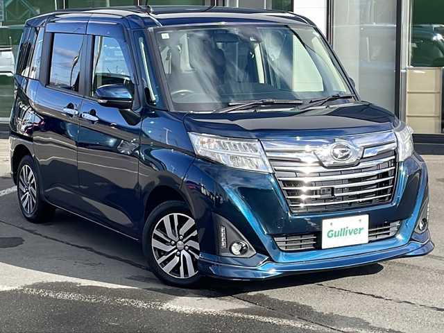 ダイハツ トール カスタムG SAⅡ 道東・釧路十勝 2017(平29)年 6.7万km レーザーブルークリスタルシャイン ・4WD/・社外SDナビ/ （ラジオ・BT・CD・DVD・フルセグ)/・バックカメラ/・クルーズコントロール/・両側パワースライドドア/・ドアバイザー/・横滑り防止装置/・コーナーセンサー/・バックカメラ/・LEDオートライト/・フォグランプ/・ステアリングスイッチ/・ETC/・電動格納ウィンカーミラー/・スマートキー/・プッシュスタート/・純正14インチアルミホイール/・社外AW付冬タイヤ積込/(165/65/R14・5mm)