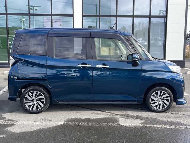 ダイハツ トール カスタムG SAⅡ 道東・釧路十勝 2017(平29)年 6.7万km レーザーブルークリスタルシャイン ・4WD/・社外SDナビ/ （ラジオ・BT・CD・DVD・フルセグ)/・バックカメラ/・クルーズコントロール/・両側パワースライドドア/・ドアバイザー/・横滑り防止装置/・コーナーセンサー/・バックカメラ/・LEDオートライト/・フォグランプ/・ステアリングスイッチ/・ETC/・電動格納ウィンカーミラー/・スマートキー/・プッシュスタート/・純正14インチアルミホイール/・社外AW付冬タイヤ積込/(165/65/R14・5mm)