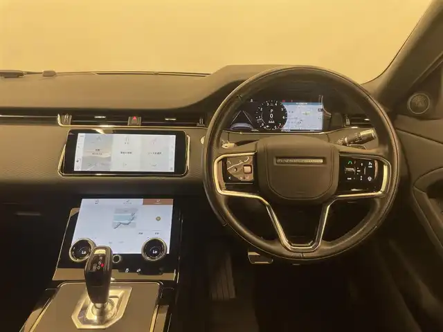 ランドローバー レンジローバーイヴォーク Rダイナミック S 岡山県 2021(令3)年 3.5万km Ｍナイトブルー 純正ナビ/全方位カメラ/ミュージックプレイヤー接続/パワーバックドア/ステアリングヒーター/シートヒーター/パドルシフト/パワーシート/ACC/黒革レザーシート/コーナーセンサー/レーンアシスト/ブラインドスポット/純正LEDヘッドライト/ABS/ESC/ETC2.0