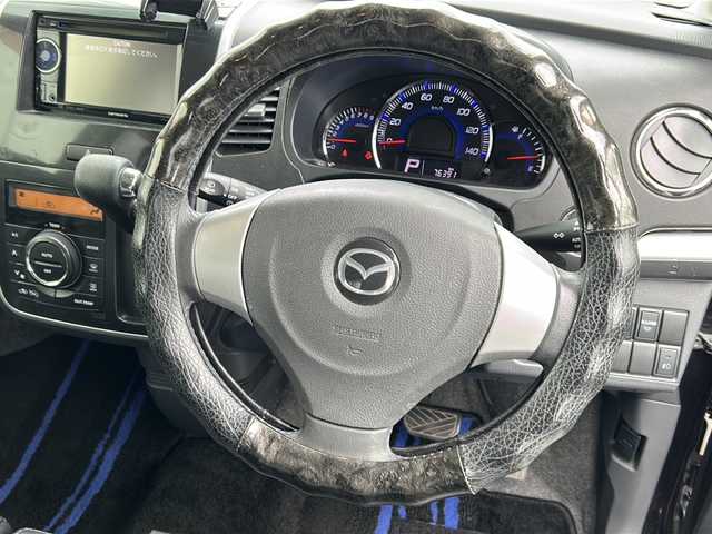 マツダ ＡＺ ワゴン カスタムスタイル XS リミテッド 福岡県 2012(平24)年 7.7万km ミステリアスバイオレットパール 社外carrozzeria液晶モニター付きオーディオ/　（AM/FM/USB/iPod/AUX)/シートヒーター（D席）/ドライブレコーダー（前後）/ETC/オートライト/フォグランプ/プッシュスタート/電格ミラー/純正マット/保証書/取扱説明書