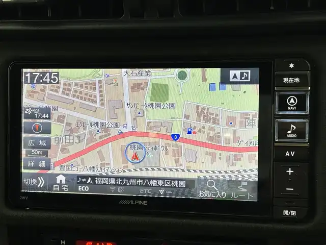 トヨタ ８６ GT LTD ハイパーパフォーマ 福岡県 2017(平29)年 1.8万km クリスタルブラックシリカ ワンオーナー　/アルパインナビ／フルセグＴＶ　/バックカメラ　/ＥＴＣ　/前方ドラレコ　/クルーズコントロール　/横滑り防止装置　/ハーフレザーシート　/前席シートヒーター　/フレキシブルタワーバー　/純正１７インチＡＷ