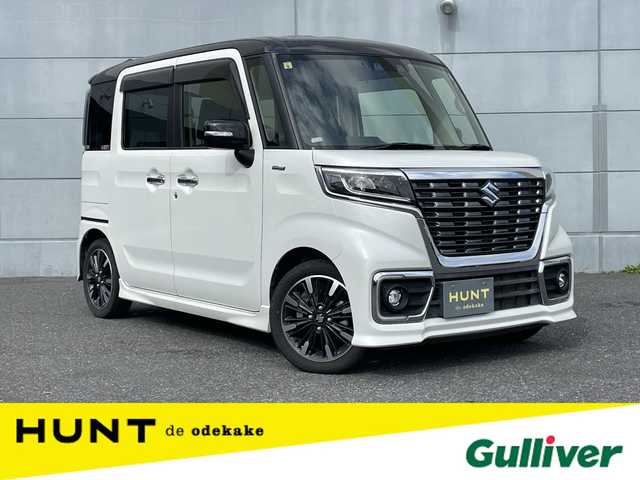 スズキ スペーシア カスタム HYBRID XS 千葉県 2020(令2)年 2.9万km ピュアホワイトパール/ブラック2トーン ナビＡＶＩＣ－ＲＷＳ９０１II/衝突軽減　/レーンアシスト　/クルコン　/シートヒーター　/ハーフレザー調シート　/両パワスラ　/前後ソナー　/ＵＳＢ　/ＥＴＣ　/アルミホイール　/ＬＥＤライト　/フォグ　/フルセグTV　