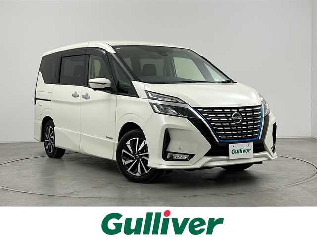 日産 セレナ e－パワー ハイウェイスター V 群馬県 2021(令3)年 1.8万km ブリリアントホワイトパール 純正１０型ナビ　純正１１型後席モニター　全周囲カメラ　電子ミラー　プロパイロット　ＢＳＭ　ドラレコ　ハンズフリー両側電動スライドドア　ＬＥＤヘッドライト　衝突被害軽減ブレーキ　レーンアシスト　禁煙