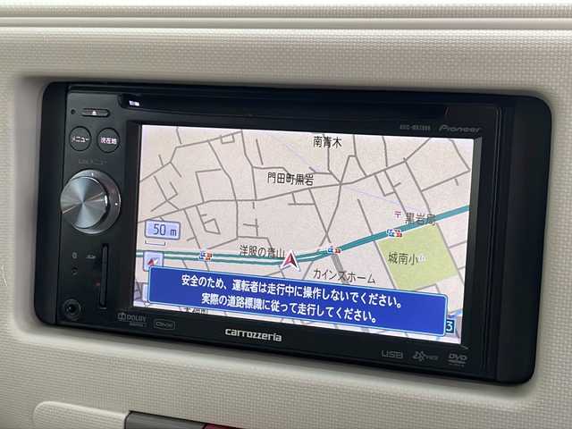 ダイハツ ミラ ココア プラスX 福島県 2010(平22)年 6.4万km チタニウムグレーメタリック ｃａｒｒｏｚｚｅｒｉａナビ　バックＣ　ＴＶ　ＤＶＤ再生機能　フォグランプ　ルーフレール　スマートキー　積込スタッドレス付純正ホイール４本　電動格納ミラー　フロアマット　スペアキー　ドアバイザー