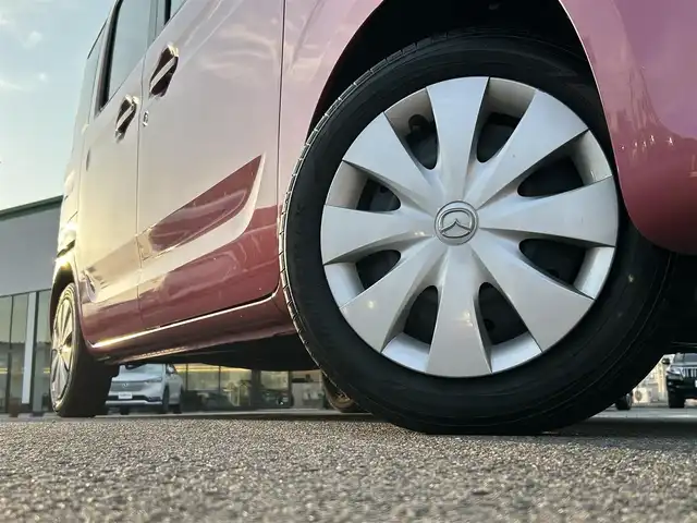 マツダ フレアワゴン ハイブリッド XS 愛媛県 2018(平30)年 3.2万km チアフルピンクM 禁煙車/登録時走行距離：31147km/イクリプスナビ(CD/AM/FM)/ワンセグTV/パワースライドドア(両側)/バックカメラ/ドライブレコーダー/パーキングセンサー/デュアルセンサーブレーキサポート/誤発進抑制機能/後退時ブレーキサポート/車線逸脱警報機能/ふらつき警報機能/先行車発進お知らせ機能/ハイビームアシスト/オートライト/オートエアコン/運転席シートヒーター/アドバンストキーレスエントリー/キーレスプッシュスタートシステム