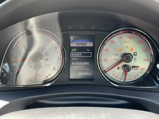 トヨタ ハリアー エレガンス GRスポーツ 道央・札幌 2018(平30)年 6.9万km ブラック ・４WD/・衝突軽減ブレーキ/・純正ナビ/　CD＆DVD＆BT＆TV/・バックカメラ/・レーンキープアシスト/・レーダークルーズコントロール/・ハーフレザーシート/・サンルーフ/・オートエアコン/・オートライト/・アイドリングストップ/・オートリトラミラー/・プッシュスタート/・スマートキー/・オートハイビーム/・ETC/・MT付きAT/・純正フロアマット/・ミラーヒーター/・ドアバイザー/・ウィンカーミラー/・フォグライト/・LEDヘッドライト