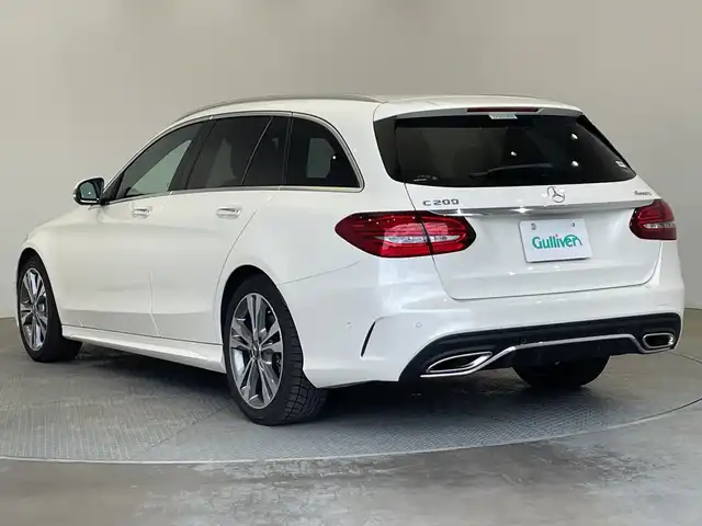 メルセデス・ベンツ Ｃ２００ 4マチック SW AVG AMGライン 栃木県 2019(令1)年 1.1万km ダイヤモンドホワイト AMGライン/4WD/AMGライン スポークAWサマータイヤ積込/純正ナビ/(Bluetooth/フルセグTV/USB)/バックカメラ/レーダーセーフティパッケージ/ETC/レザースポーツシート/前席シートヒーター/LEDヘッドライト/パドルシフト/純正AW/純正フロアマット