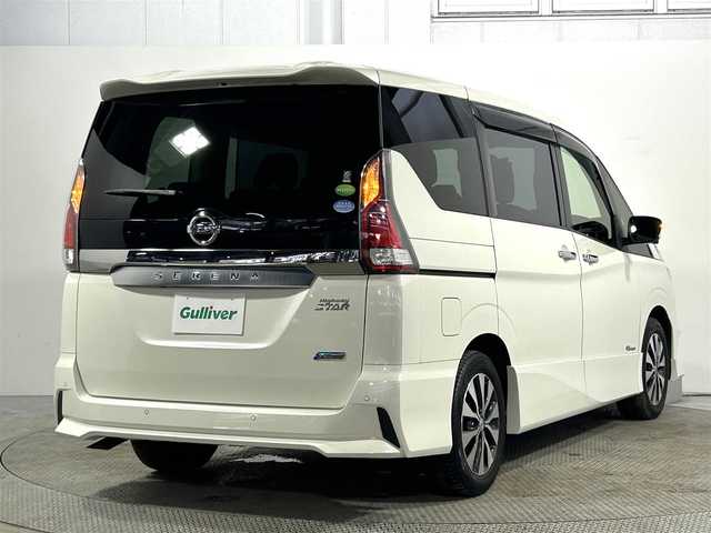 日産 セレナ ハイウェイスター Vセレクション 大阪府 2018(平30)年 4.4万km ブリリアントホワイトパール ProPILOT 純正9incナビ(フルセグ/DVD再生/Bluetooth) 360カメラ ETC 後席モニター デジタルインナーミラー 衝突軽減 レーダーC クリアランスソナー パークアシスト