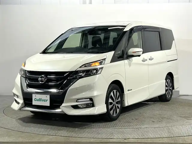 日産 セレナ ハイウェイスター Vセレクション 大阪府 2018(平30)年 4.4万km ブリリアントホワイトパール ProPILOT 純正9incナビ(フルセグ/DVD再生/Bluetooth) 360カメラ ETC 後席モニター デジタルインナーミラー 衝突軽減 レーダーC クリアランスソナー パークアシスト