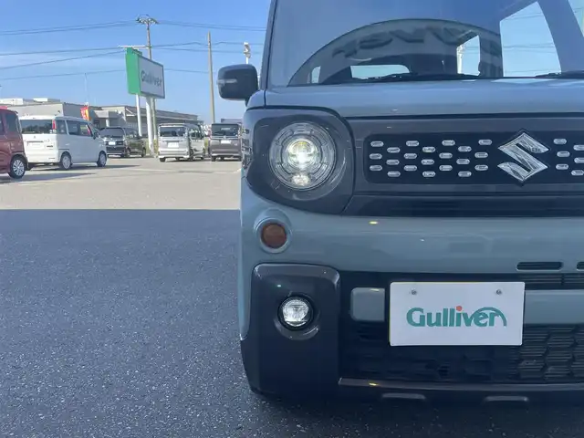 スズキ スペーシア ギア HYBRID XZターボ 青森県 2021(令3)年 2.4万km オフブルーメタリック/ガンメタリック2トーンルーフ 4WD/社外ナビ/地デジTV/CD/BT/両側パワースライドドア/バックカメラ/クリアランスソナー/衝突被害軽減システム/キープレーン/アイドリングストップ/オートライト/ルーフレール/LEDヘッドライト/前席シートヒーター