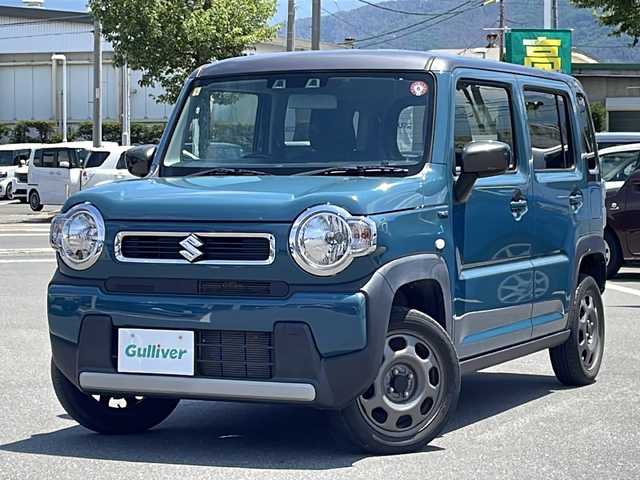 スズキ ハスラー HYBRID G 長野県 2020(令2)年 4.4万km デニムブルー ガンメタリック 2トーン 社外ナビ/（AVIC-RZ33）/ワンセグTV/ステアリングスイッチ/コーナーセンサー（後ろのみ）/衝突軽減ブレーキ/アイドリングストップ/前席シートヒーター/レーン逸脱警報/光軸レベライザー/ミラーヒーター/オートライト/スマートキー/Wエアバッグ/ABS/ETC