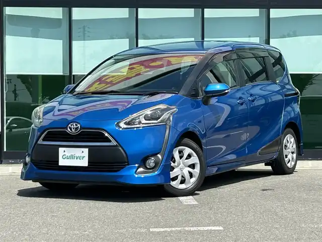 トヨタ シエンタ G 和歌山県 2016(平28)年 4.1万km コバルトブルーメタリック 純正ナビ/（AM/FM/Bluetooth）/バックカメラ/衝突軽減ブレーキ/横滑り防止機能/アイドリングストップ/レーンディパーチャーアラート/両側パワースライドドア/ETC/オートライト/オートハイビーム/ステアリングリモコン/プッシュスタート/スマートキー