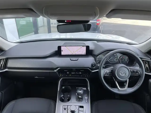 マツダ ＣＸ－６０ XD Sパッケージ 道央・札幌 2023(令5)年 1.2万km ロジウムホワイトプレミアムメタリック ４WD/純正SDナビ/AM/FM/USB/BT/衝突被害軽減ブレーキ/トランクションコントロールシステム/レーダークルーズコントロール/レーンキープアシスト/ダウンヒルアシストコントロール/クリアランスソナー/ブラインドスポットモニター/全方位カメラ/ビルトインETC/Mi-DRIVE/アイドリングストップ/D席パワーシート/D席メモリーシート/前席シートヒーター/ハンドルヒーター/革巻きステアリング/ステアリングリモコン/パドルシフト/電動パーキング/オートブレーキホールド/プッシュスタート/スマートキー/LEDヘッドライト/オートライト/オートハイビーム/電動格納ミラー/ウィンカーミラー/フロアマット/スペアキー