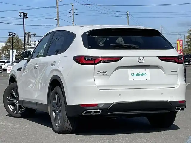 マツダ ＣＸ－６０ XD Sパッケージ 道央・札幌 2023(令5)年 1.2万km ロジウムホワイトプレミアムメタリック ４WD/純正SDナビ/AM/FM/USB/BT/衝突被害軽減ブレーキ/トランクションコントロールシステム/レーダークルーズコントロール/レーンキープアシスト/ダウンヒルアシストコントロール/クリアランスソナー/ブラインドスポットモニター/全方位カメラ/ビルトインETC/Mi-DRIVE/アイドリングストップ/D席パワーシート/D席メモリーシート/前席シートヒーター/ハンドルヒーター/革巻きステアリング/ステアリングリモコン/パドルシフト/電動パーキング/オートブレーキホールド/プッシュスタート/スマートキー/LEDヘッドライト/オートライト/オートハイビーム/電動格納ミラー/ウィンカーミラー/フロアマット/スペアキー