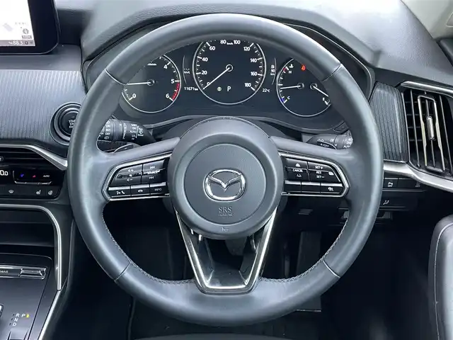 マツダ ＣＸ－６０ XD Sパッケージ 道央・札幌 2023(令5)年 1.2万km ロジウムホワイトプレミアムメタリック ４WD/純正SDナビ/AM/FM/USB/BT/衝突被害軽減ブレーキ/トランクションコントロールシステム/レーダークルーズコントロール/レーンキープアシスト/ダウンヒルアシストコントロール/クリアランスソナー/ブラインドスポットモニター/全方位カメラ/ビルトインETC/Mi-DRIVE/アイドリングストップ/D席パワーシート/D席メモリーシート/前席シートヒーター/ハンドルヒーター/革巻きステアリング/ステアリングリモコン/パドルシフト/電動パーキング/オートブレーキホールド/プッシュスタート/スマートキー/LEDヘッドライト/オートライト/オートハイビーム/電動格納ミラー/ウィンカーミラー/フロアマット/スペアキー