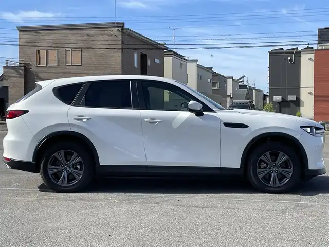 マツダ ＣＸ－６０ XD Sパッケージ 道央・札幌 2023(令5)年 1.2万km ロジウムホワイトプレミアムメタリック ４WD/純正SDナビ/AM/FM/USB/BT/衝突被害軽減ブレーキ/トランクションコントロールシステム/レーダークルーズコントロール/レーンキープアシスト/ダウンヒルアシストコントロール/クリアランスソナー/ブラインドスポットモニター/全方位カメラ/ビルトインETC/Mi-DRIVE/アイドリングストップ/D席パワーシート/D席メモリーシート/前席シートヒーター/ハンドルヒーター/革巻きステアリング/ステアリングリモコン/パドルシフト/電動パーキング/オートブレーキホールド/プッシュスタート/スマートキー/LEDヘッドライト/オートライト/オートハイビーム/電動格納ミラー/ウィンカーミラー/フロアマット/スペアキー