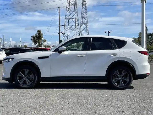 マツダ ＣＸ－６０ XD Sパッケージ 道央・札幌 2023(令5)年 1.2万km ロジウムホワイトプレミアムメタリック ４WD/純正SDナビ/AM/FM/USB/BT/衝突被害軽減ブレーキ/トランクションコントロールシステム/レーダークルーズコントロール/レーンキープアシスト/ダウンヒルアシストコントロール/クリアランスソナー/ブラインドスポットモニター/全方位カメラ/ビルトインETC/Mi-DRIVE/アイドリングストップ/D席パワーシート/D席メモリーシート/前席シートヒーター/ハンドルヒーター/革巻きステアリング/ステアリングリモコン/パドルシフト/電動パーキング/オートブレーキホールド/プッシュスタート/スマートキー/LEDヘッドライト/オートライト/オートハイビーム/電動格納ミラー/ウィンカーミラー/フロアマット/スペアキー