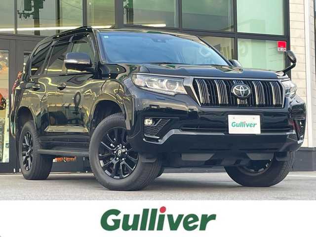 トヨタ ランドクルーザー プラド TX Lパッケージ ブラックED 愛媛県 2021(令3)年 2.5万km アティチュードブラックマイカ 純正9型ナビ/バックカメラ/黒革温冷電動シート/サンルーフ/トヨタセーフティセンス/レーダークルーズコントロール/クリアランスソナー/衝突被害軽減装置/車線逸脱防止装置/センターデフロック/ダウンヒルアシストコントロール/オートマチックハイビーム/排ガス浄化スイッチ/ヘッドライトウォッシャー/ステアリングリモコン/ルーフレール/ETC2.0/現状サマー(純正AＷ)(265/60/R18)/MICHELIN LATITUDE TOURHP/禁煙車