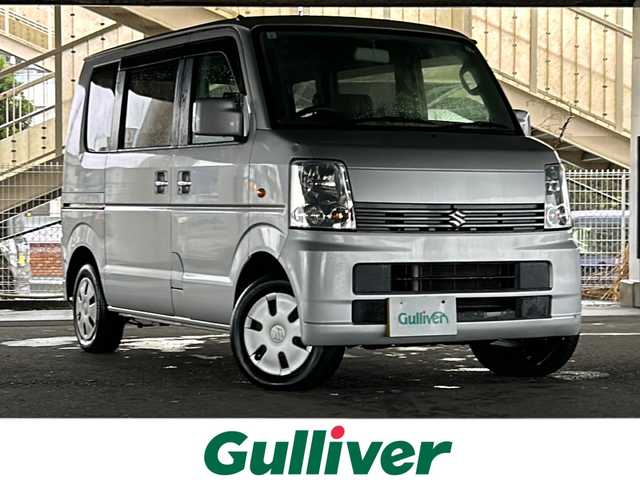 スズキ エブリィ ワゴン JP 茨城県 2007(平19)年 11.7万km シルキーシルバーメタリック CD/CDチェンジャー/純正オーディオ（CD/AM/FM）/リモコンキー/運転席シートヒーター/ダブルエアバッグ/ヘッドライトレベライザー/純正フロアマット/取扱説明書