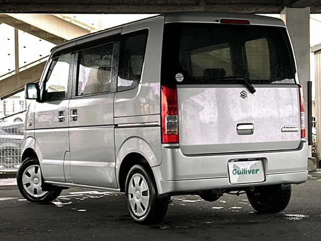 スズキ エブリィ ワゴン JP 茨城県 2007(平19)年 11.7万km シルキーシルバーメタリック CD/CDチェンジャー/純正オーディオ（CD/AM/FM）/リモコンキー/運転席シートヒーター/ダブルエアバッグ/ヘッドライトレベライザー/純正フロアマット/取扱説明書