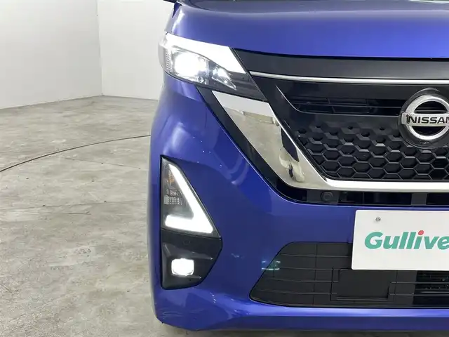 日産 ルークス HWS Gターボ プロパイロットED 福島県 2020(令2)年 3.4万km アトランティックブルー プロパイロット/・インテリジェントエマージェンシーブレーキ/・アラウンドビューモニター/・踏み間違い防止アシスト/・レーンアシスト/・先行車発進お知らせ機能/コーナーセンサー/純正9インチナビ/・型式：MM319D-L/・フルセグ/TV/BT/SD/AUX/USB/CD/DVD/FM/AM/全方位カメラ/両側パワースライドドア/LEDオートライト/ベンチシート/純正15インチアルミホイール/サンシェード/純正フロアマット/プッシュスタート/・スマートキー/・エンジンスターター