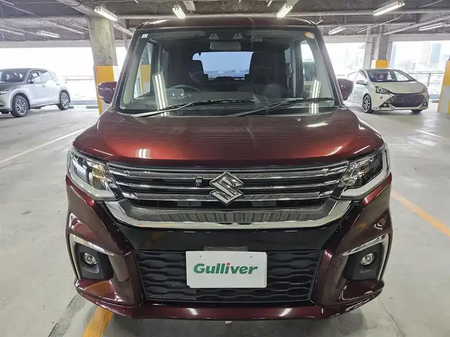 スズキ ソリオ HV MZ 宮崎県 2021(令3)年 7万km メロウディープレッドパール ワンオーナー/純正MOP9型ナビ/フルセグTV/両側パワースライドドア/全方位モニター/ビルトインETC/ドライブレコーダー/アダプティブクルーズコントロール/セーフティサポート/・衝突被害軽減ブレーキ/・後退時ブレーキサポート/・車線逸脱警報/・前後誤発進抑制/・ハイビームアシスト/・標識認識/・リアパーキングセンサー/LEDヘッドランプ/革巻きステアリング/ハンズフリーステアリングスイッチ/純正15インチアルミホイール/スマートキー/プッシュエンジンスタート/禁煙車