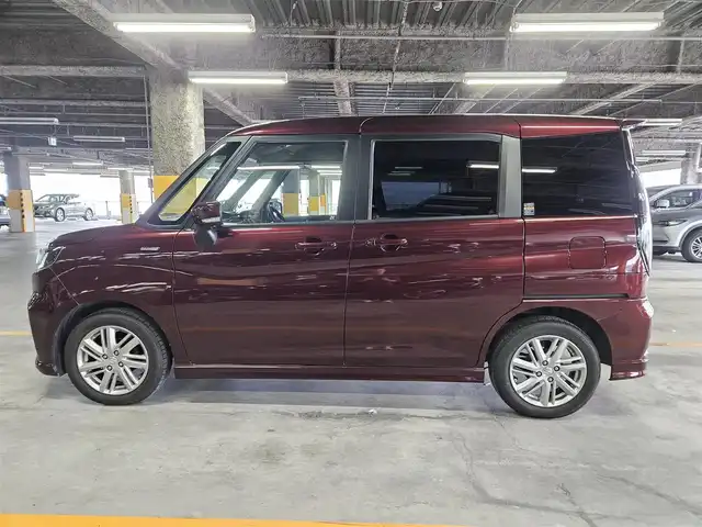 スズキ ソリオ HV MZ 宮崎県 2021(令3)年 7万km メロウディープレッドパール ワンオーナー/純正MOP9型ナビ/フルセグTV/両側パワースライドドア/全方位モニター/ビルトインETC/ドライブレコーダー/アダプティブクルーズコントロール/セーフティサポート/・衝突被害軽減ブレーキ/・後退時ブレーキサポート/・車線逸脱警報/・前後誤発進抑制/・ハイビームアシスト/・標識認識/・リアパーキングセンサー/LEDヘッドランプ/革巻きステアリング/ハンズフリーステアリングスイッチ/純正15インチアルミホイール/スマートキー/プッシュエンジンスタート/禁煙車