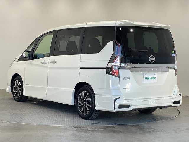 日産 セレナ ハイウェイスター V 栃木県 2021(令3)年 3.1万km ブリリアントホワイトパール 純正ナビ/（CD/DVD/フルセグ/Bluetooth/MSV/SD/AUX）　/全方位カメラ　/ＥＴＣ　/禁煙車　/プロパイロット/両側パワースライドドア　/オートライト　/ＬＥＤヘッドライト　/フォグランプ　/スマートキー　/プッシュスタート　/アイドリングストップ　/ステアリングスイッチ/革巻きステアリング/ウインカーミラー/電動格納ミラー/純正アルミホイール/純正フロアマット