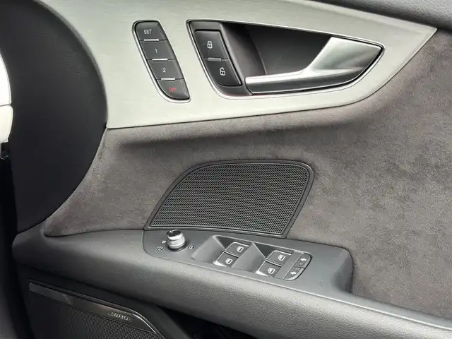 アウディ Ａ７ SB 3．0 TFSI クワトロ Sライン 山梨県 2018(平30)年 1.7万km ミトスブラックメタリック ワンオーナー/黒革シート/BOSEサウンド/パークアシストパッケージ/・フロントカメラ/・リアカメラ/・パークアシスト/純正MMIナビ/フルセグTV/全席シートヒーター/4ゾーンエアコン/マトリクスLEDヘッドライト/オートハイビーム/電動リアゲート/ACC/サイドアシスト/レーンキープアシスト/純正19インチAW/ブラックグリル(純正グリル積載)/可変スポイラー