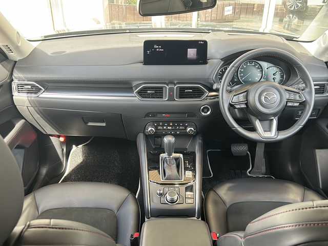 マツダ ＣＸ－５ 20S ブラックトーンED 静岡県 2023(令5)年 1.7万km ディープクリスタルブルーマイカ 純正ナビ/・FM/・AM/・Bluetooth/・TV/・USB/・スマートフォン連携/主要装備/・３６０°ビューモニター/・ブラインドスポットモニタリング/・パーキングセンサー/・パドルシフト/・ＬＥＤライト/・オートハイビーム/・運転席パワーシート/・運転席+助手席シートヒーター/・ハンドルヒーター/・パワーバックドア/・レーダークルコン/・スマートブレーキサポート/・レーンキープアシスト/・車間認知支援システム/・オフロードトラクションアシスト/・ワイヤレス充電