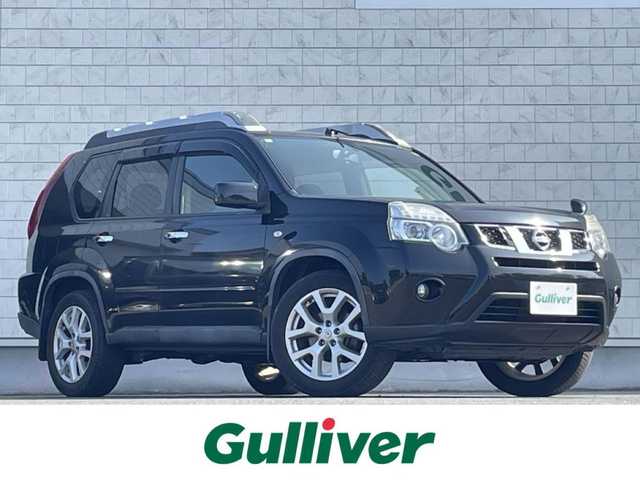 日産 エクストレイル 20Xtt 岩手県 2013(平25)年 9.3万km ダイヤモンドブラック 4WD（切り替えあり）/ハイパールーフレールランプ/クルーズコントロール/純正SDナビ/→フルセグTV/Bluetooth/CD/DVD/FM/AM/バックカメラ/〇電動格納ミラー/〇スマートキー/〇ドアバイザー/〇フロアマット/オートライト/フォグライト/ダウンヒルコントロール/ETC