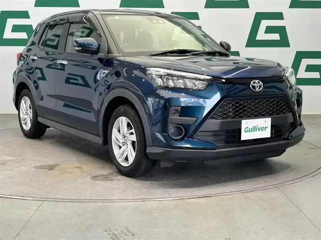 トヨタ ライズ G 鹿児島県 2020(令2)年 3万km レーザーブルークリスタルシャイン スマートアシスト/アイドリングストップ/社外7インチSDナビ【CN-RE06WD】/（CD/DVD/フルセグ/Bluetooth/SD）/バックカメラ/ビルトインETC/純正前方&車内ドライブレコーダー/ステアリングリモコン/前席シートヒーター/純正LEDヘッドライト/オートライト/純正フロアマット/純正16インチアルミ