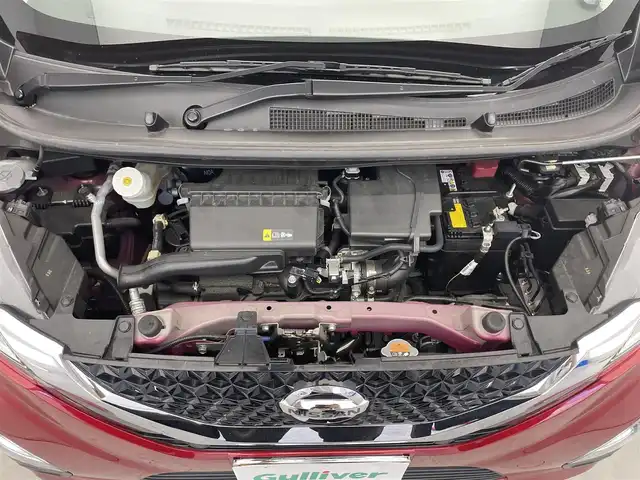 日産 デイズ HWS X プロパイロットED 滋賀県 2021(令3)年 1.9万km スパークリングレッドM 純正9インチSDナビ/(Bluetooth/CD/DVD/フルセグTV)/プロパイロット/レーンキープアシスト/クルーズコントロール（追従）/オートホールド/アラウンドビューモニター/純正ドラレコ/オートライト/LEDヘッドライト