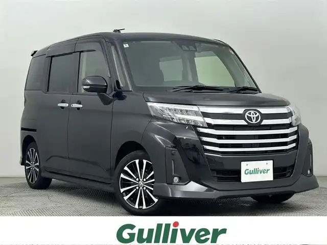 トヨタ ルーミー カスタムG 道央・札幌 2022(令4)年 3.9万km ブラックマイカメタリック ワンオーナー/寒冷地仕様/DOP9インチSDナビ　NSZT-Y68T/　DTV　CD DVD　BT　ラジオ　SD/純正エンジンスターター/ドライブレコーダー前後/バックカメラ/ステアリングスイッチ/ビルトインETC/アダプティブクルーズコントロール/スマートアシスト/　先行車発進お知らせ/　衝突警報/　車線逸脱警報/　標識認識機能/　ふらつき警報/クリアランスソナー/アイドリングストップ/横滑り防止/電動パーキング/ブレーキホールド/オートマチックハイビーム/オートライト/LEDヘッドライト/LEDフォグランプ/両側パワースライドドア/ウェルカムパワースライドドア/予約ロック機能/格納式リヤドアサンシェード/シートバックテーブル/純正アルミ組スタッドレスタイヤ積み込み/プッシュスタート/スマートキー＆スペアキー/純正フロアマット/ドアバイザー/取扱説明書/保証書