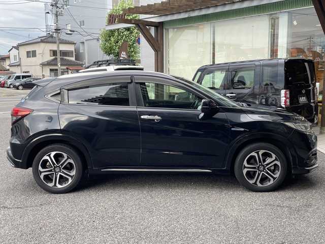 ホンダ ヴェゼル ハイブリッド Z ホンダセンシング 福島県 2019(平31)年 6万km クリスタルブラックパール MTモード付/純正AW/フロントフォグランプ/LEDヘッドライト/オートライト/純正フロアマット/ハーフレザーシート/スマートキー/ドラレコ前後/Bluetooth/フルセグ/ETC/シートヒーター/盗難防止装置/バックカメラ/レーンキープアシスト/横滑り防止/衝突被害軽減ブレーキ