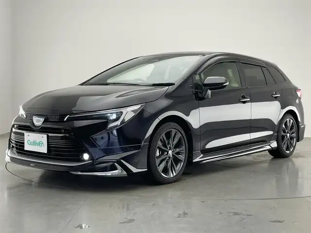 トヨタ カローラツーリング ハイブリッド ダブルバイビー 愛知県 2023(令5)年 1.5万km スパークリングブラックパールクリスタルシャイン 純正１０．５型ナビ　モデリスタ　禁煙車　黒ハーフレザー　セーフティセンス　衝突軽減　追従クルコン　フルセグＴＶ　バックカメラ　ＥＴＣ２．０　ＬＥＤオートライト　フォグ　コーナーセンサー　レーンキープ