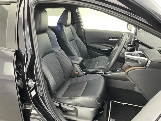 トヨタ カローラツーリング ハイブリッド ダブルバイビー 愛知県 2023(令5)年 1.5万km スパークリングブラックパールクリスタルシャイン 純正１０．５型ナビ　モデリスタ　禁煙車　黒ハーフレザー　セーフティセンス　衝突軽減　追従クルコン　フルセグＴＶ　バックカメラ　ＥＴＣ２．０　ＬＥＤオートライト　フォグ　コーナーセンサー　レーンキープ