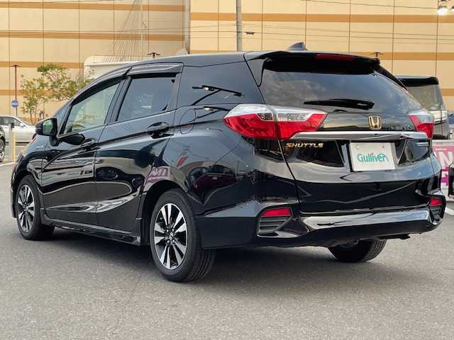 ホンダ シャトル ハイブリッド X スタイルエディション 宮城県 2016(平28)年 16.5万km クリスタルブラックパール 登録時走行距離165046km/ホンダ純正ナビ/AM・FM・Bluetooth・CD・DVD・USB/ワンオーナー/バックカメラ/アイドリングストップ/クルーズコントロール（追従なし）/プッシュスタート/ビルトインETC/純正アルミホイール/ドライブレコーダー（前後）/純正LEDヘッドライト/カーテンエアバッグ/フルフラットシート/スペアキー有/ドアバイザー/ウィンカーミラー