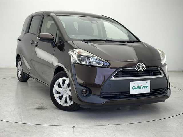 トヨタ シエンタ G 千葉県 2016(平28)年 1.9万km ヴィンテージブラウンパールクリスタルシャイン トヨタセーフティセンス/プリクラッシュセーフティ/レーンディパーチャーアラート/オートマッチクハイビーム/先行車発進アラーム/純正ナビ/　　CD/DVD/Bluetooth/AM/FM/フルセグ/バックカメラ/ビルトインETC/両側パワースライドドア/革巻きステアリング/ステアリングスイッチ/プッシュスタート/スマートキー/スペア1本