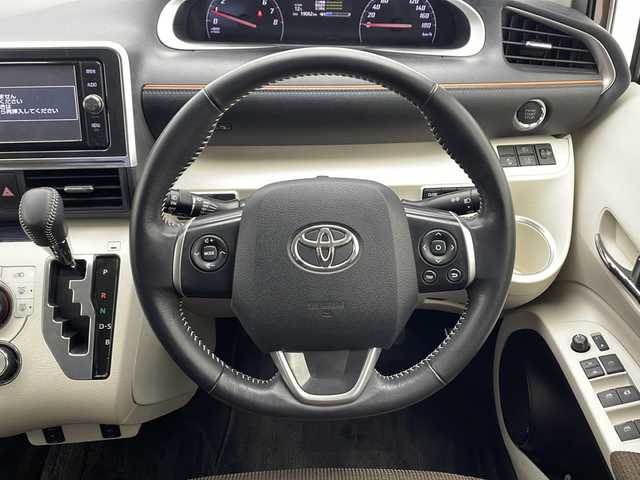 トヨタ シエンタ G 千葉県 2016(平28)年 1.9万km ヴィンテージブラウンパールクリスタルシャイン トヨタセーフティセンス/プリクラッシュセーフティ/レーンディパーチャーアラート/オートマッチクハイビーム/先行車発進アラーム/純正ナビ/　　CD/DVD/Bluetooth/AM/FM/フルセグ/バックカメラ/ビルトインETC/両側パワースライドドア/革巻きステアリング/ステアリングスイッチ/プッシュスタート/スマートキー/スペア1本