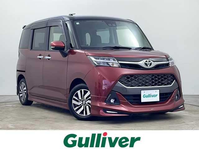 トヨタ タンク カスタムG 秋田県 2020(令2)年 3.6万km ブラックマイカメタリック/ファイアークォーツレッドメタリック 4WD/モデリスタエアロ/両側パワースライドドア/純正SDナビ/　（CD/DVD/Bluetooth/TV）/バックカメラ/クルーズコントロール/ステアリングスイッチ/前席シートヒーター/ビルトインETC/電動格納ミラー/サンシェード/プッシュスタート/純正フロアマット/純正14インチアルミホイール/LEDライト/フォグランプ/オートライト/オートハイビーム/ドアバイザー/スマートキー/純正エンジンスターター